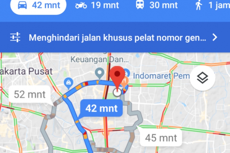 Google Maps|Google maps ganjil genap|Google maps steps