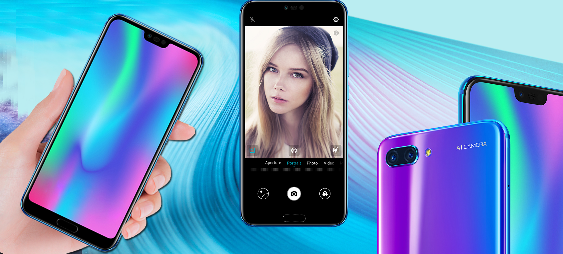 Honor 10 Smartphone Selfie 24MP Yang Nyaman Untuk Digenggam